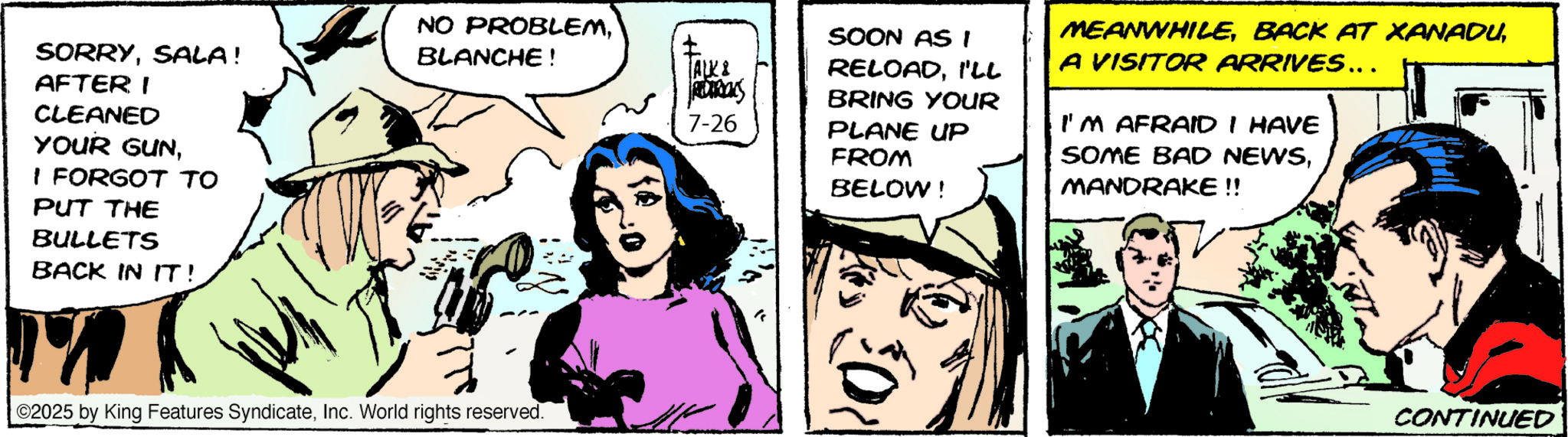 Mandrake Daily - 26 Jul 2025 (Sat)