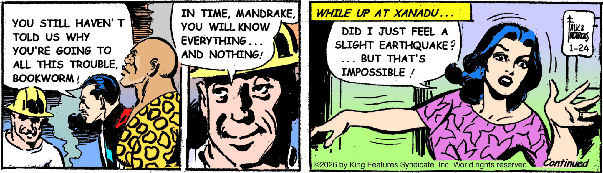Mandrake Daily - 24 Jan 2026 (Sat)