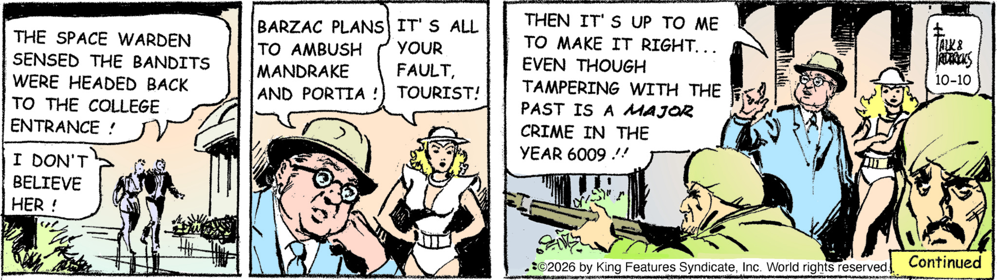 Mandrake Daily - 10 Oct 2026 (Sat)